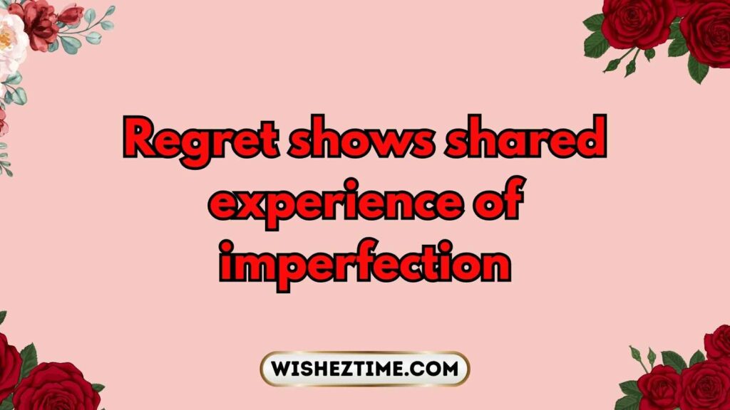 Emotional benefit of regret message set