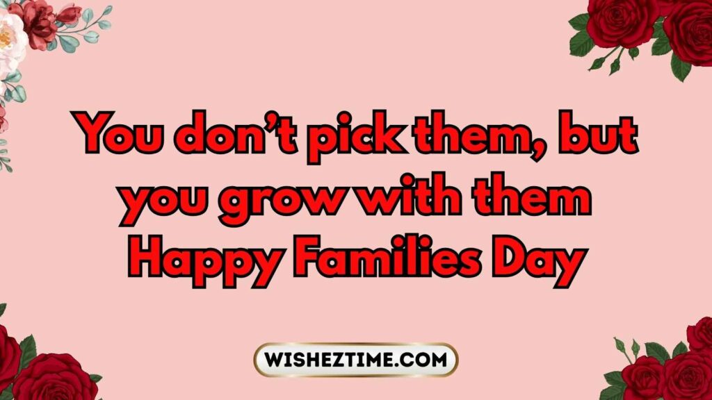Heartwarming Wishes for the International Day of Families 