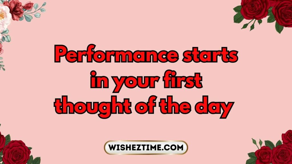 Morning Inspirational Sayings for Work Success