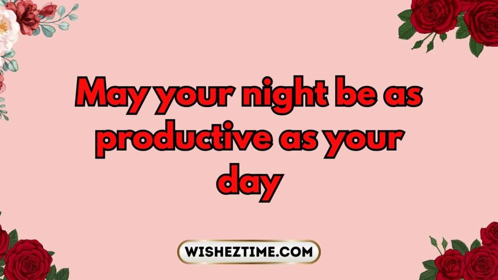 Professional Evening Messages for Work