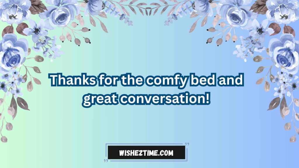 Short Thank You Messages for Hospitality 