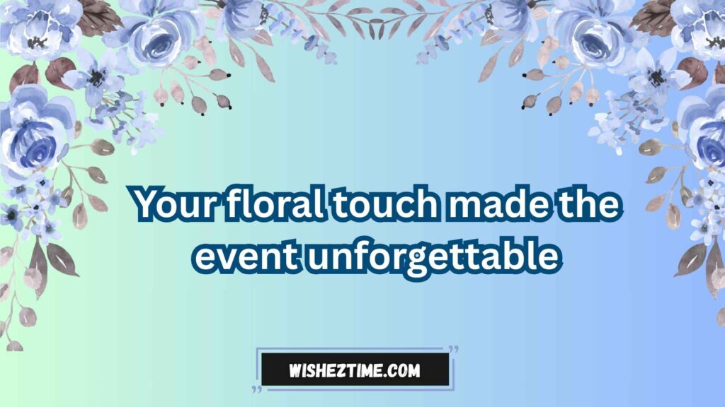Thank You Notes for Wedding Flowers