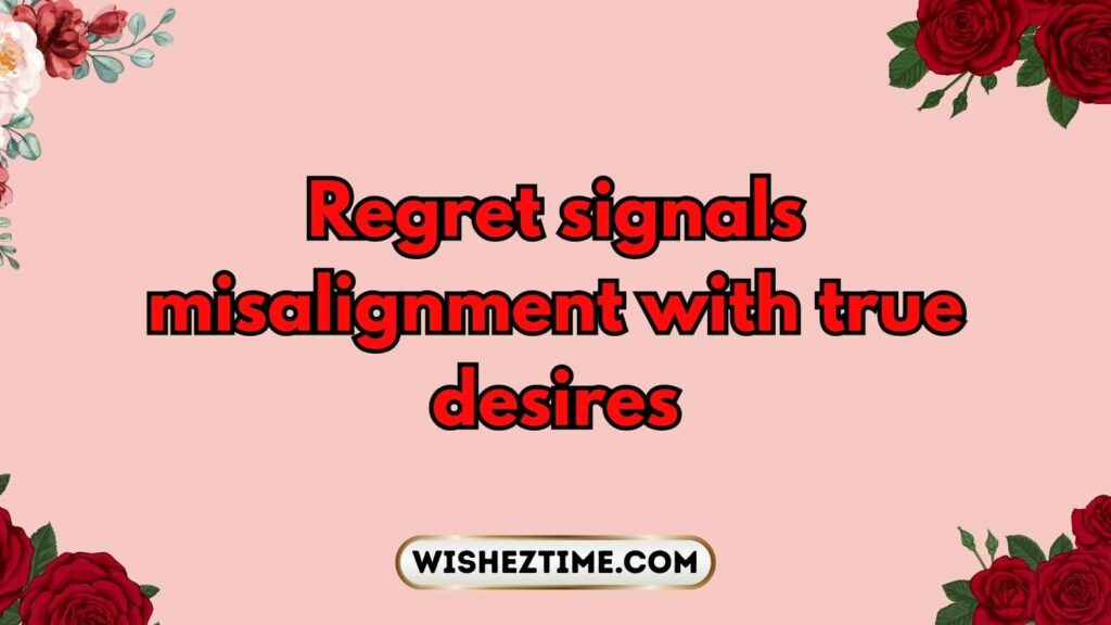 Why regret matters in life message set