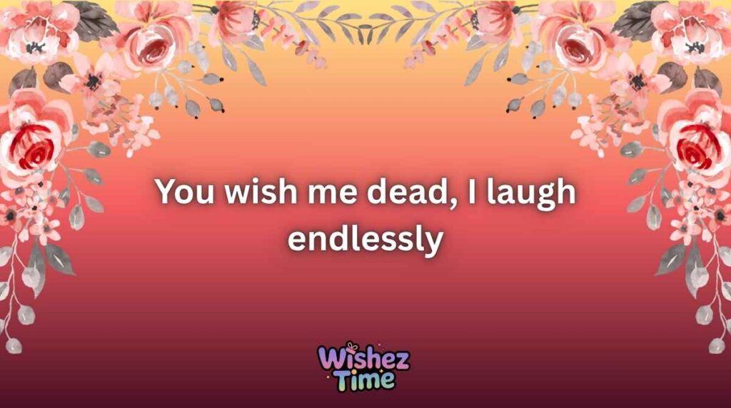 Short & Bold Lines to Scare Enemies