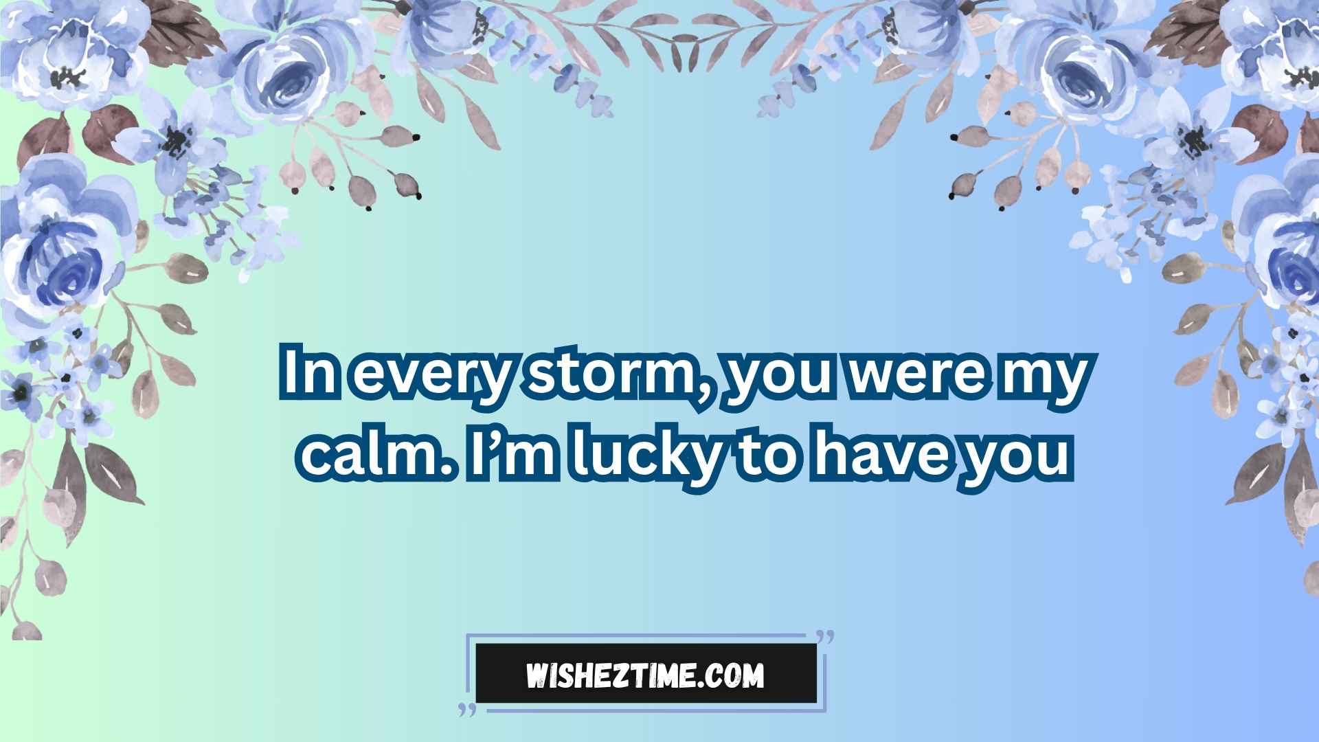 thank you for always having my back