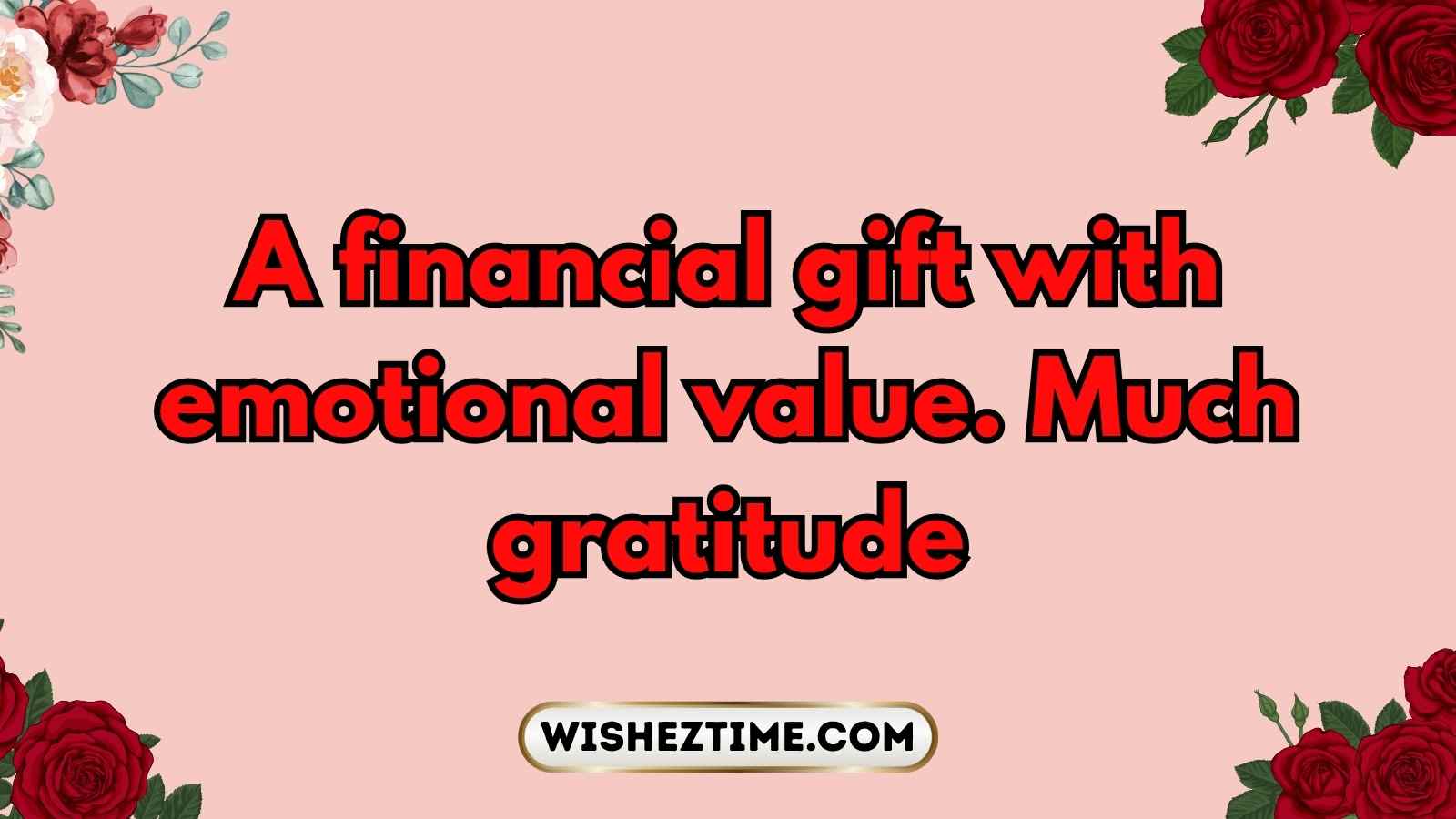 thank you for the money messages